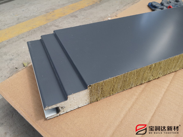 鋼結構廠房用5公分聚氨酯巖棉板